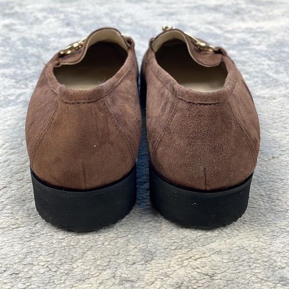 New Amalfi Rangoni Walk On Air Bit Loafers Brown Suede Sz 11.5 - Picture 10 of 14